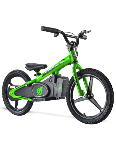 Storm Kids 170w 16" Electric Balance Bike for 5+ Years Old, Green, pic4