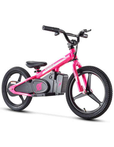 Storm Kids 170w 16" Electric Balance Bike for 5+ Years Old, Pink, pic3