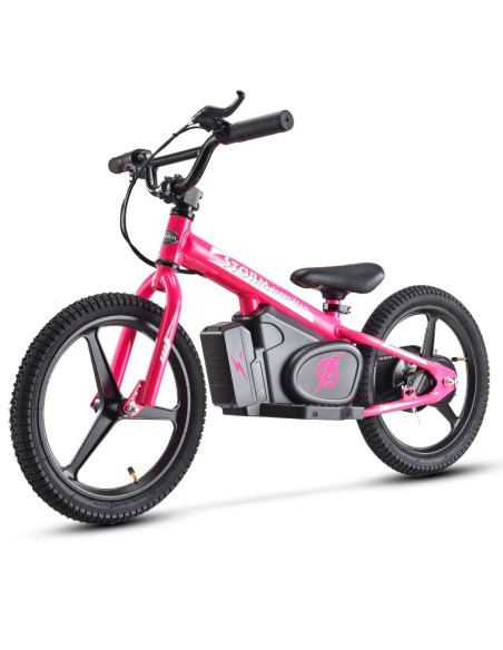 Storm Kids 170w 16" Electric Balance Bike for 5+ Years Old, Pink, pic1 - pic 150229 | FastDaddyshop