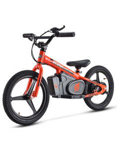 Storm Kids 170w 16" Electric Balance Bike for 5+ Years Old, Red, pic1