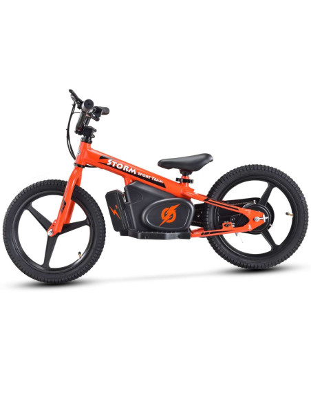 Storm Kids 170w 16" Electric Balance Bike for 5+ Years Old, Red, pic2 - pic 150241 | FastDaddyshop