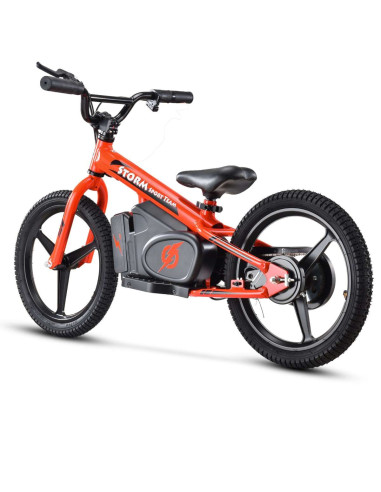 Storm Kids 170w 16" Electric Balance Bike for 5+ Years Old, Red, pic3