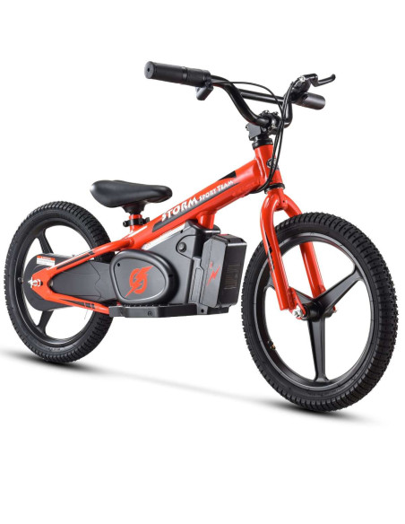 Storm Kids 170w 16" Electric Balance Bike for 5+ Years Old, Red, pic4 - pic 150243 | FastDaddyshop