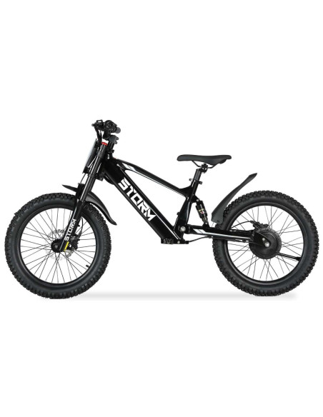 Storm Kids 500w 20" Electric Motorbike for 14+ Years Old, Black, pic2 - pic 150252 | FastDaddyshop
