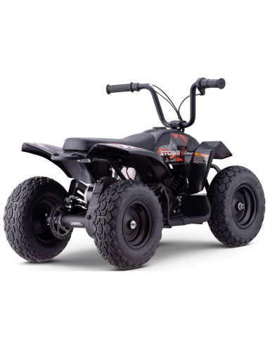 Storm 250w Kids Ride On Electric Mini Quad Bike, ATV For 3+ Years Old, Black, pic4