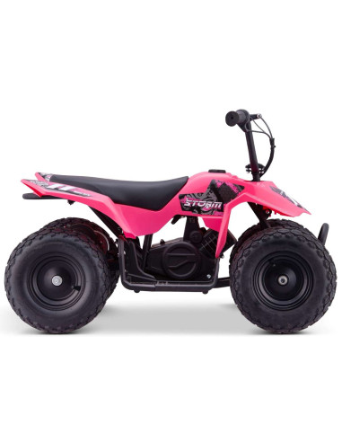 Storm 250w Kids Ride On Electric Mini Quad Bike, ATV For 3+ Years Old, Pink, pic3