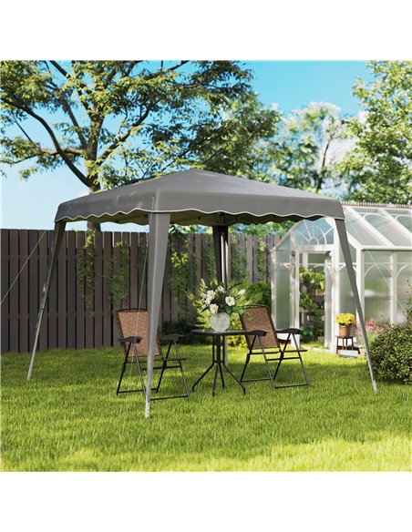 Outsunny 2.5 x 2.5M Pop up Garden Tent - Grey - pic 151070 | FastDaddyshop