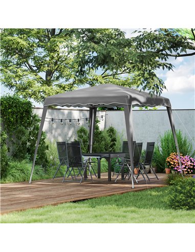 Outsunny 2.5 x 2.5M Pop up Garden Tent - Grey