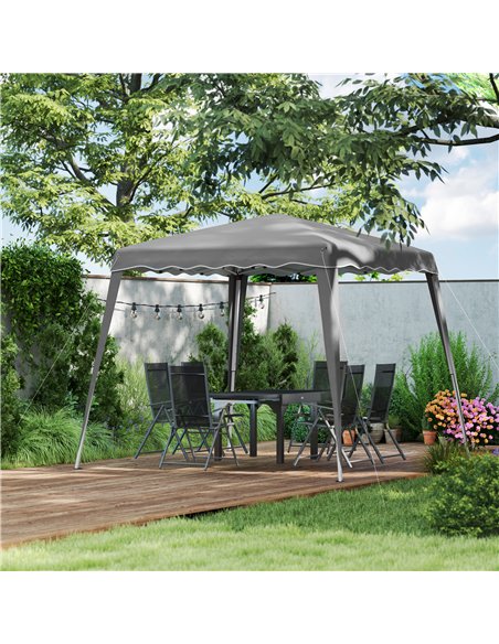 Outsunny 2.5 x 2.5M Pop up Garden Tent - Grey - pic 151071 | FastDaddyshop