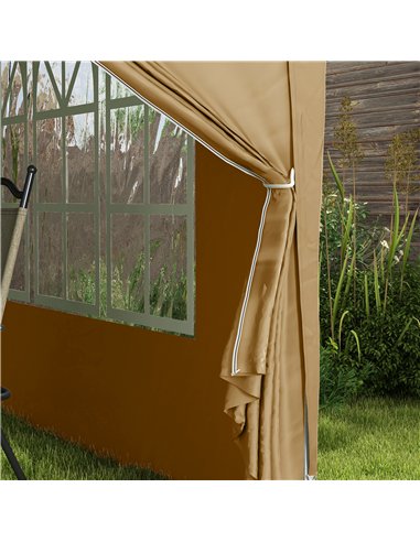 Outsunny 3 x 3(m) Pop Up Gazebo - Khaki