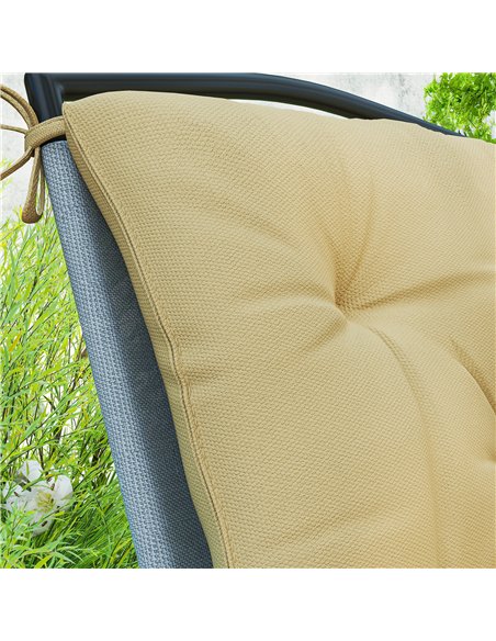 Outsunny Set of Two Outdoor Seat Cushions - Khaki - pic 152475 | FastDaddyshop