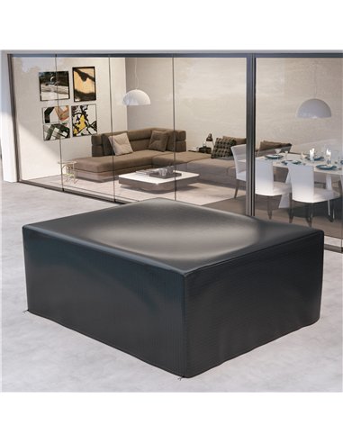 Outsunny Garden Furniture Cover, Waterproof Anti-UV Large Protective Patio Set Covers, 235 x 190 x 90cm, Black