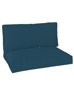 Outsunny 2 Seater Pallet Furniture Cushions Pallet Cushions, UPF20+ 220gsm Fabric, 20 cm Thick Outdoor Seat Pads, Navy Blue