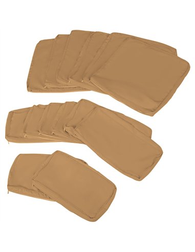 Outsunny 14 Pcs Outdoor Cushion Set - Beige