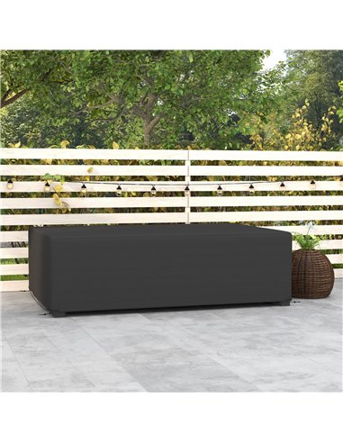 Outsunny Outdoor Garden Furniture Cover Waterproof, Anti-UV 600D Heavy Duty Oxford Fabric Patio Furniture Cover for Rectangular 