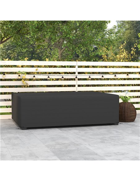 Outsunny Outdoor Garden Furniture Cover Waterproof, Anti-UV 600D Heavy Duty Oxford Fabric Patio Furniture Cover for Rectangular  - pic 152648 | FastDaddyshop