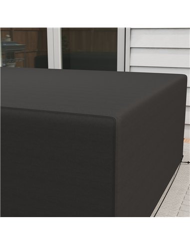 Outsunny Outdoor Garden Furniture Cover Waterproof, Anti-UV 600D Heavy Duty Oxford Fabric Patio Furniture Cover for Rectangular 