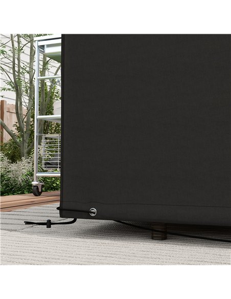 Outsunny Outdoor Garden Furniture Cover Waterproof, Anti-UV 600D Heavy Duty Oxford Fabric Patio Furniture Cover for Rectangular  - pic 152654 | FastDaddyshop