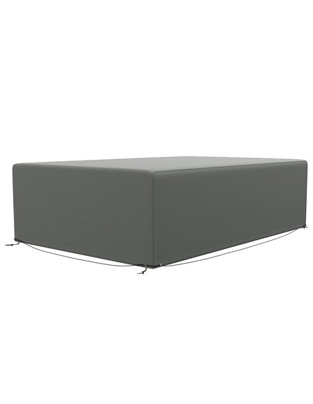 Outsunny Outdoor Garden Furniture Cover Waterproof, Anti-UV 600D Heavy Duty Oxford Fabric Patio Furniture Cover for Rectangular  - pic 152656 | FastDaddyshop