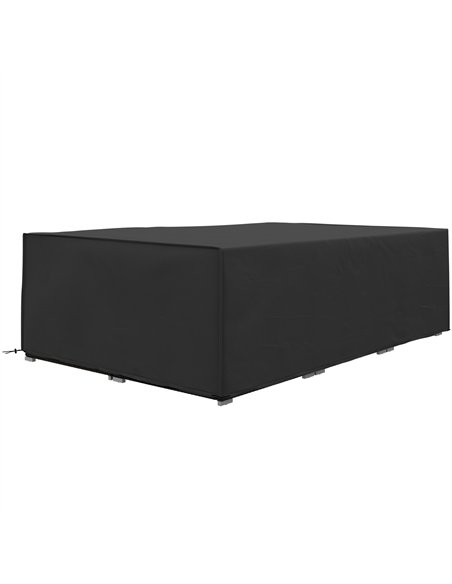 Outsunny 155 x 222cm Waterproof Furniture Cover - Black - pic 152665 | FastDaddyshop