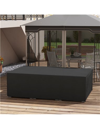 Outsunny 155 x 222cm Waterproof Furniture Cover - Black