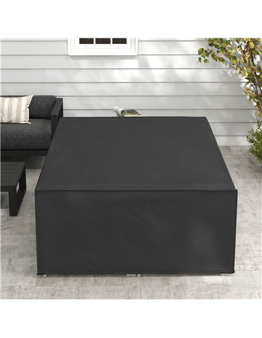 Outsunny 155 x 222cm Waterproof Furniture Cover - Black