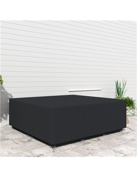 Outsunny 600D Oxford Outdoor Garden Furniture Sofa Set Cover, Waterproof Anti-UV Rattan Sun Lounger Protection Protector Cover,  - pic 152700 | FastDaddyshop