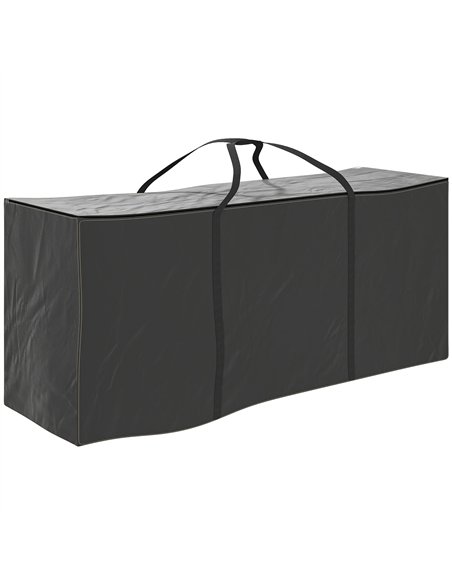 Outsunny 720 L Outdoor Garden Cushion Storage Bag, Heavy Duty 600D Oxford Fabric Waterproof Garden Furniture Cushion Storage Bag - pic 152701 | FastDaddyshop