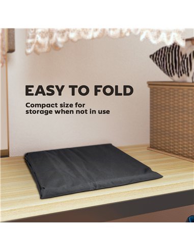 Outsunny 720 L Outdoor Garden Cushion Storage Bag, Heavy Duty 600D Oxford Fabric Waterproof Garden Furniture Cushion Storage Bag