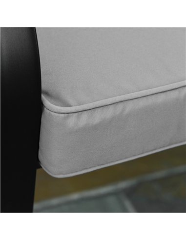 Outsunny 2 Seater Garden Bench Cushion -Light Grey