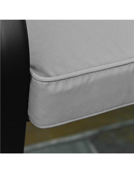 Outsunny 2 Seater Garden Bench Cushion -Light Grey - pic 152736 | FastDaddyshop