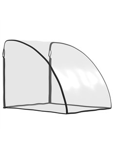 HOMCOM Baby Bike Trailer Cover, Anti Dust Rain Snow, Cold Wind, 76 x 61 x 61 cm