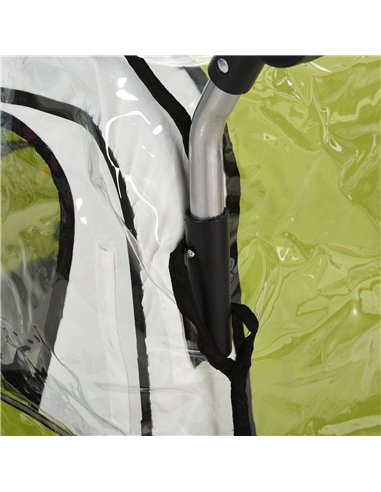 HOMCOM Baby Bike Trailer Cover, Anti Dust Rain Snow, Cold Wind, 76 x 61 x 61 cm