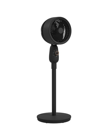 HOMCOM Pedestal Fan, Powerful Air Circulator, 12 Inch Floor Standing Fan with 3 Speed Settings, Oscillating Function for Bedroom - pic 152989 | FastDaddyshop