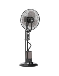 HOMCOM Pedestal Fan with Water Mist Spray, Spray Misting Fan with 70° Oscillation, Tilt Head, 4 Speeds, 3 Modes, Adjustable Mist