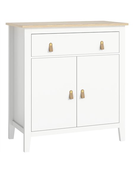 HOMCOM Farmhouse Style Sideboard - White - pic 153781 | FastDaddyshop