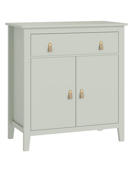 HOMCOM Farmhouse Style Sideboard - Light Green - pic 153790 | FastDaddyshop
