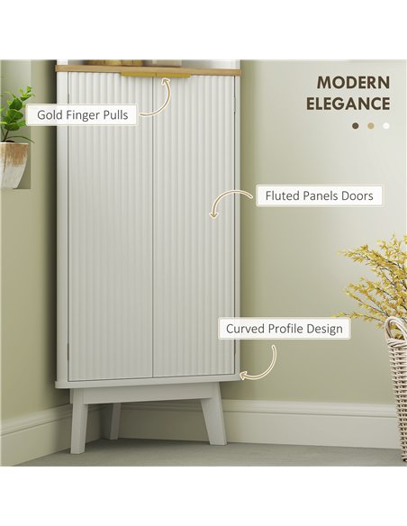 HOMCOM Tall Bathroom Storage Cabinet, Slim Bathroom Storage Unit with Doors and Adjustable Shelves, Freestanding Bathroom Cabine - pic 153892 | FastDaddyshop