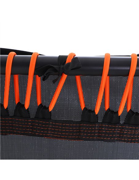 HOMCOM 48" Octagonal Mini Fitness Trampoline Rebounder Indoor Outdoor Foldable Mini Jumper with Adjustable Handle, Max Load 100  - pic 154112 | FastDaddyshop