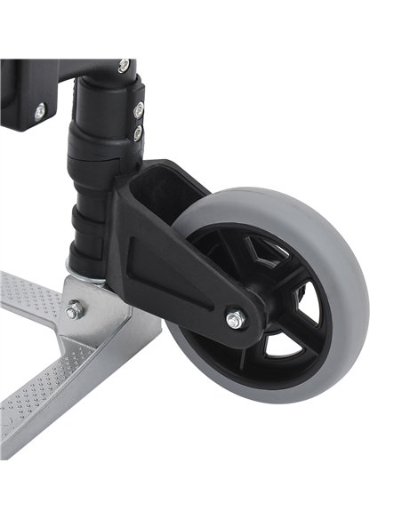 HOMCOM Aluminium Folding Hand Truck Trolley, Heavy Duty Foldable Sack Cart with Adjustable Telescoping Handle, 70KG Load Capacit - pic 154138 | FastDaddyshop