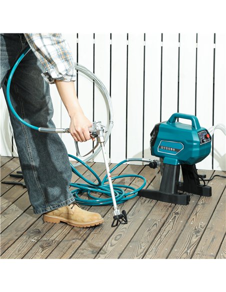 HOMCOM Airless Paint Sprayer, Thinning-Free, Electric﻿ Fence Paint Sprayer for Exterior and Interior DIY Painting Projects, Wall - pic 154267 | FastDaddyshop