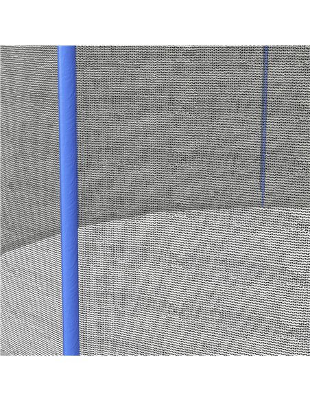 SPORTNOW 10ft Trampoline Net Replacement with 6 Plastic Pole Covers, Weather-Resistant Trampoline Netting Replacement with Zippe - pic 154787 | FastDaddyshop