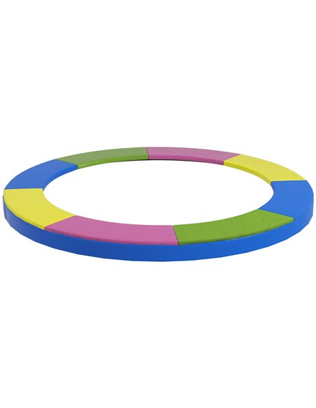 SPORTNOW 10FT Trampoline Spring Cover, Plastic Trampoline Pad Replacement with Elastic Cord, Waterproof, UV Resistant and Tear-R - pic 154833 | FastDaddyshop