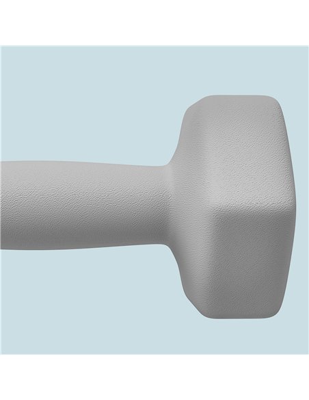 SPORTNOW 2 x 6kg Hexagonal Dumbbells Weights Set with Non-Slip Grip for Home Gym Workout, Grey - pic 154895 | FastDaddyshop
