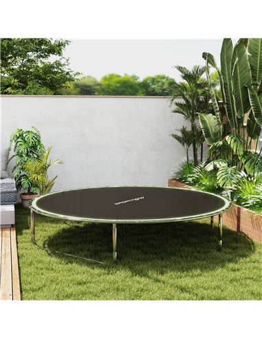 SPORTNOW Trampoline Replacement Mat with Spring Pull Tool, 54 V-Hooks, for 10ft Trampoline using 14cm Springs, Green