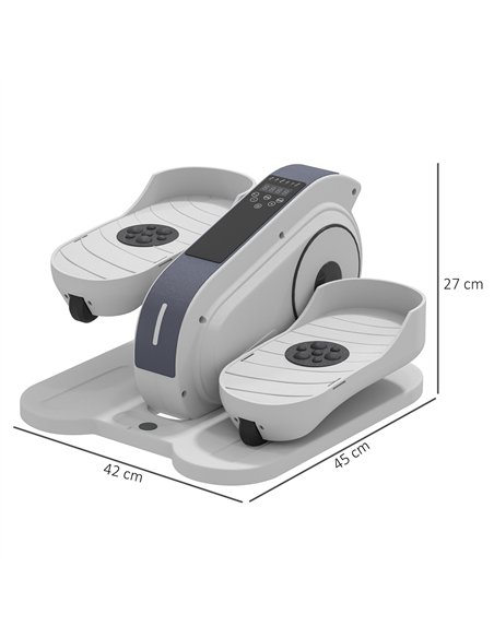 SPORTNOW Under Desk Elliptical Machine, Seated Pedal Exerciser, Mini Elliptical Trainer with LCD Monitor, Remote Control and 10  - pic 154970 | FastDaddyshop