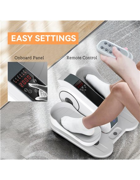 SPORTNOW Under Desk Elliptical Machine, Seated Pedal Exerciser, Mini Elliptical Trainer with LCD Monitor, Remote Control and 10  - pic 154972 | FastDaddyshop