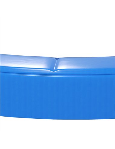 SPORTNOW 12FT Trampoline Spring Cover, Plastic Trampoline Pad Replacement with Elastic Cord, Waterproof, UV Resistant and Tear-R