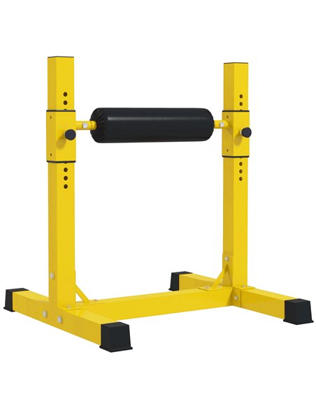 SPORTNOW Bulgarian Split Squat Stand, 12-Level Adjustable Single Leg Squat Machine with Foam Roller and Anti-Slip Pads for Lower - pic 155040 | FastDaddyshop