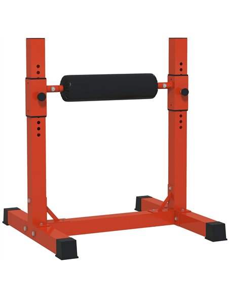 SPORTNOW Bulgarian Split Squat Stand, 12-Level Adjustable Single Leg Squat Machine with Foam Roller and Anti-Slip Pads for Lower - pic 155049 | FastDaddyshop